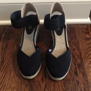 Black and Tan espadrilles